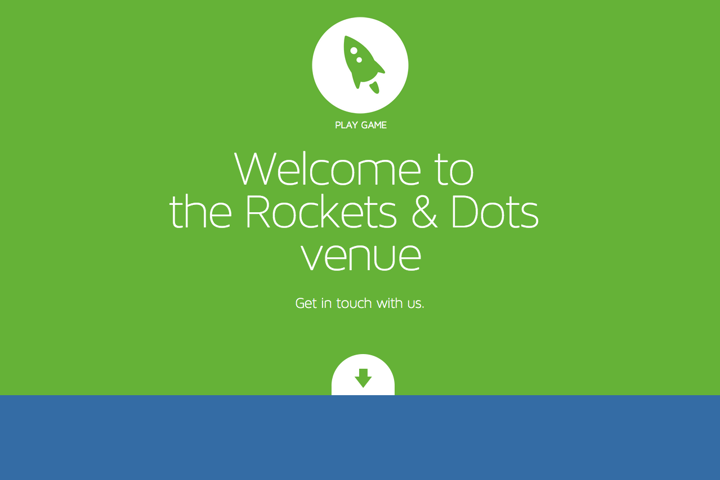 Rockets & Dots website preview